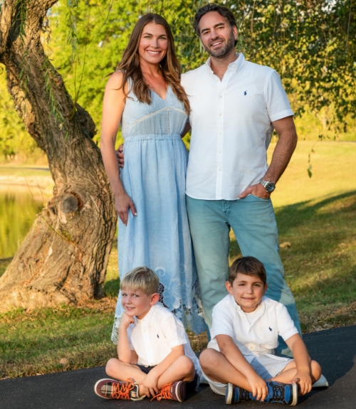 Chesterfield Missouri dentist Andrea Monestero and her family
