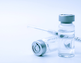 A bottle of Dysport and a needle