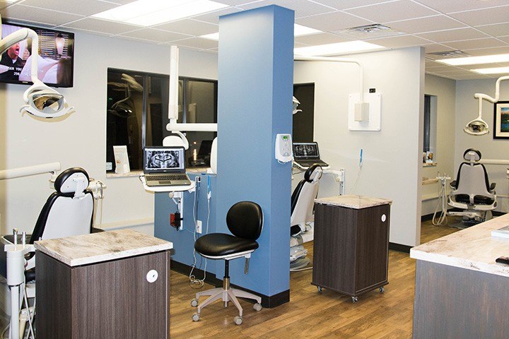 Dental exam rooms